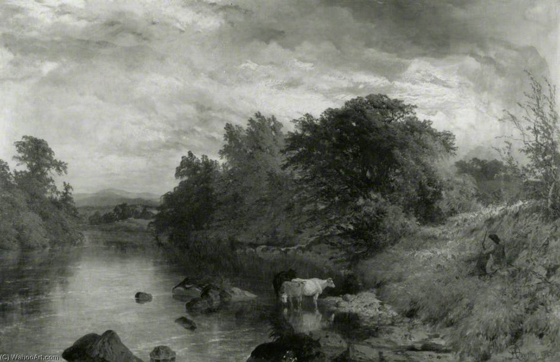On The Ribble — Henry Thomas Dawson