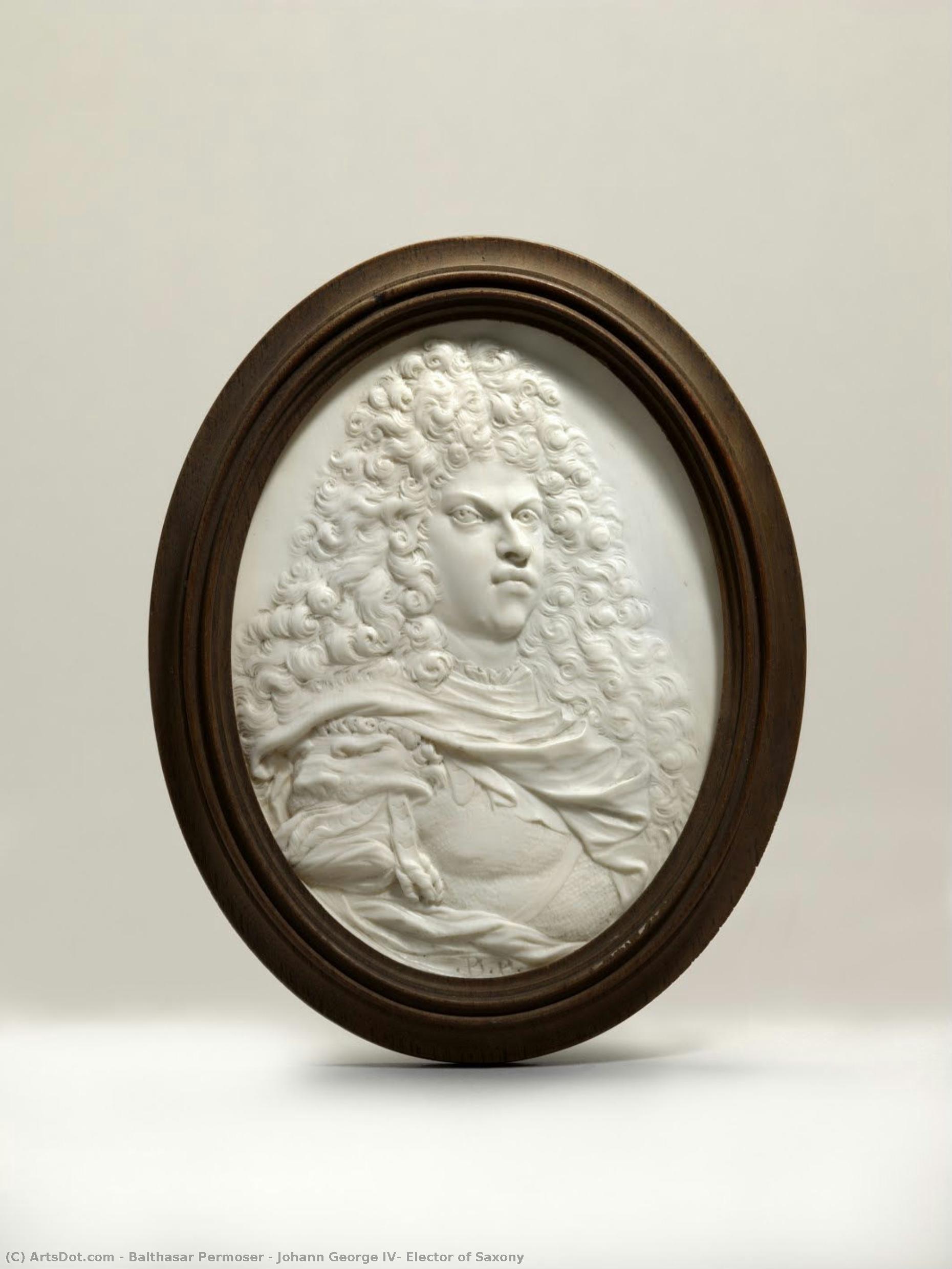 Johann George Iv, Elector Of Saxony — Balthasar Permoser
