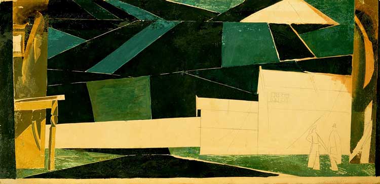 Sketch For Stage Set, Glinka's King Life — Wladimir Tatlin
