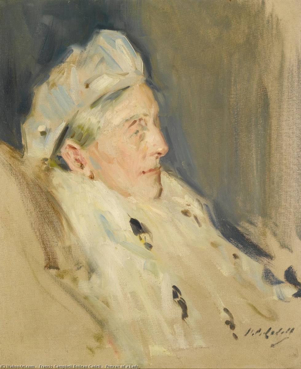 Portrait Of A Lady — Francis Campbell Bolleau Cadell