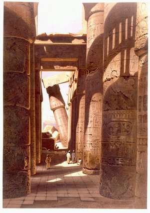 Ruins Temple Of Karmak, — Carl (friedrich Heinrich) Werner