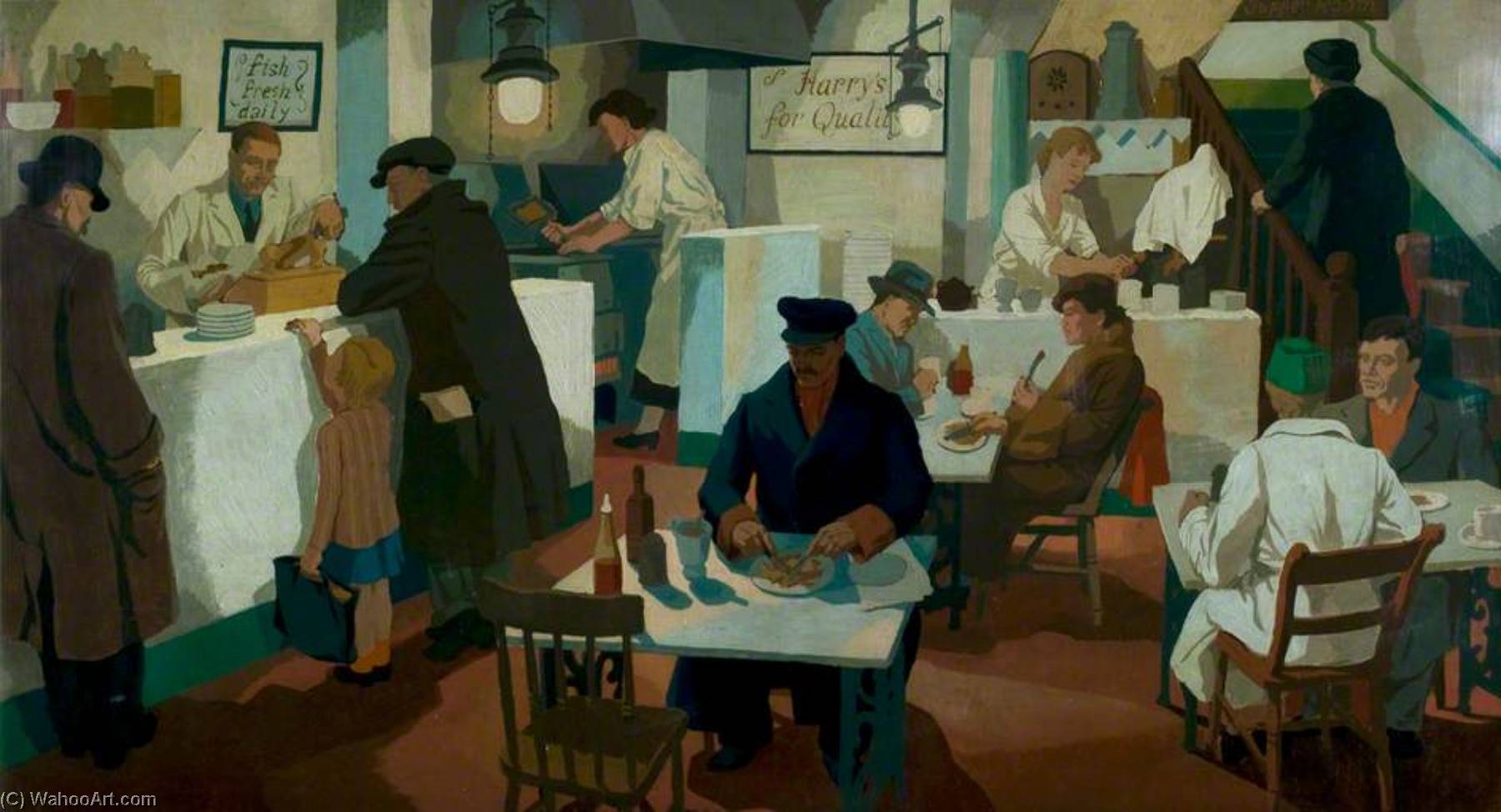 The Fried Fish Shop — Cliff Rowe