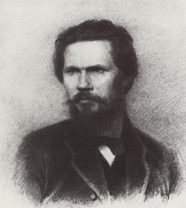 Portrait Of Ivan Kramskoi — Arkhip Ivanovich Kuindzhi