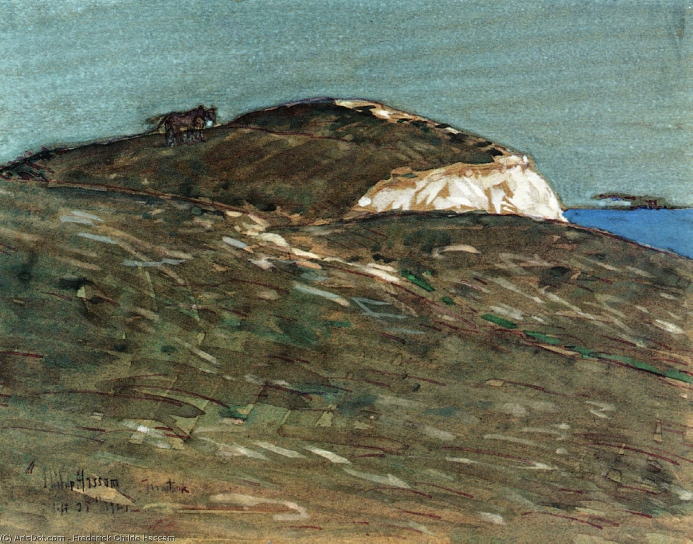 The Hourse Of Actaeon, Montauk — Frederick Childe Hassam
