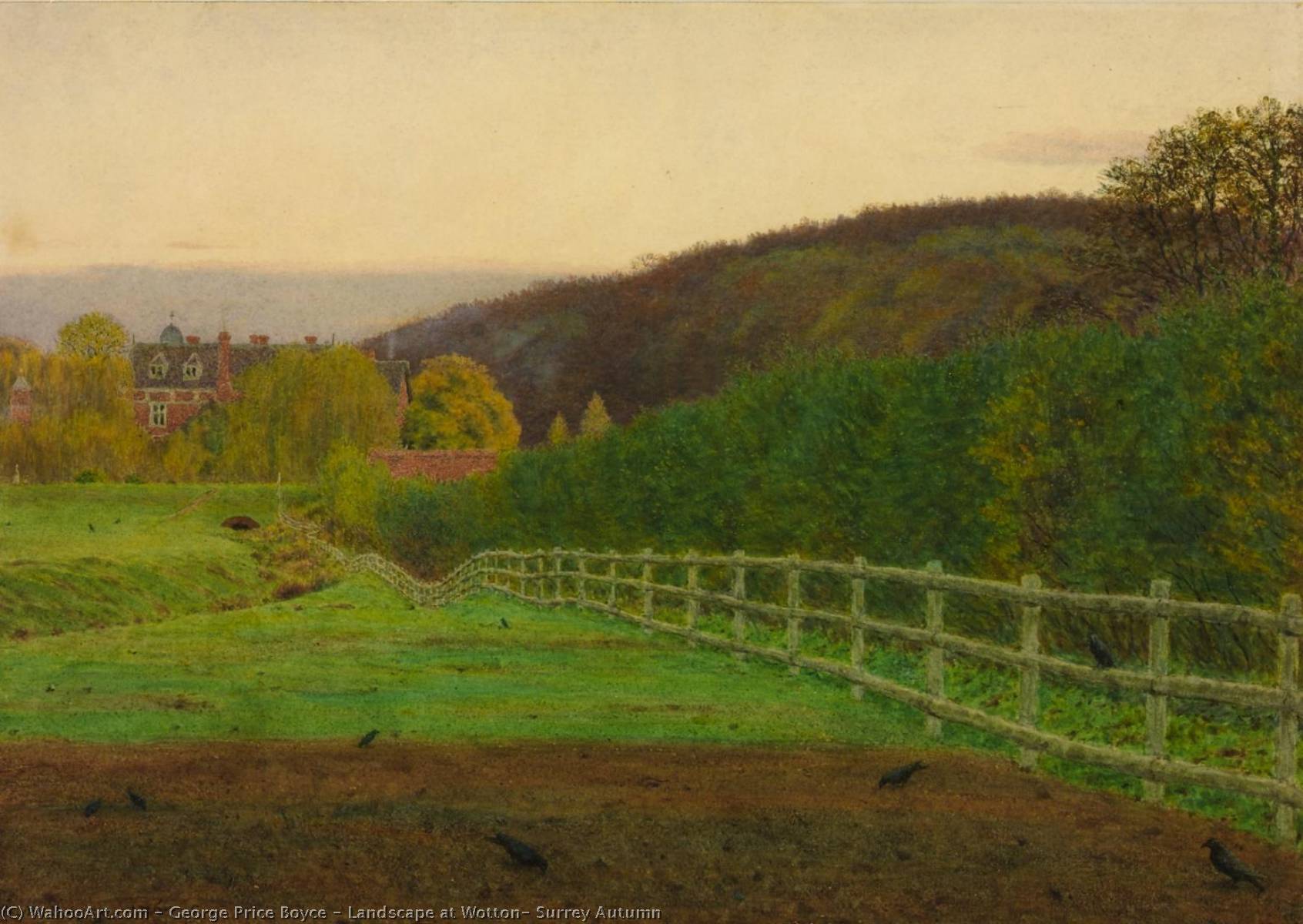Landscape At Wotton, Surrey Autumn — George Price Boyce