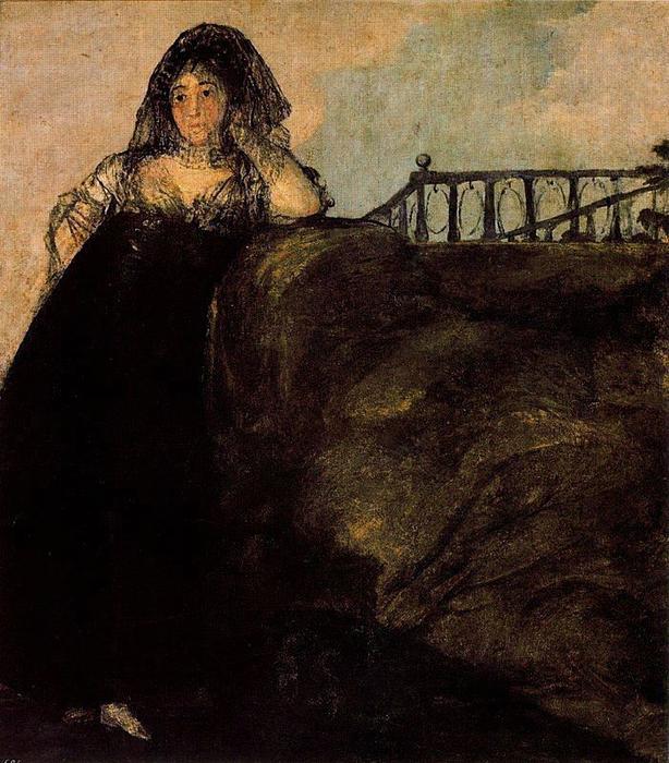 Una Manola. Doña Leocadia Zorrilla — Francisco José De Goya Y Lucientes
