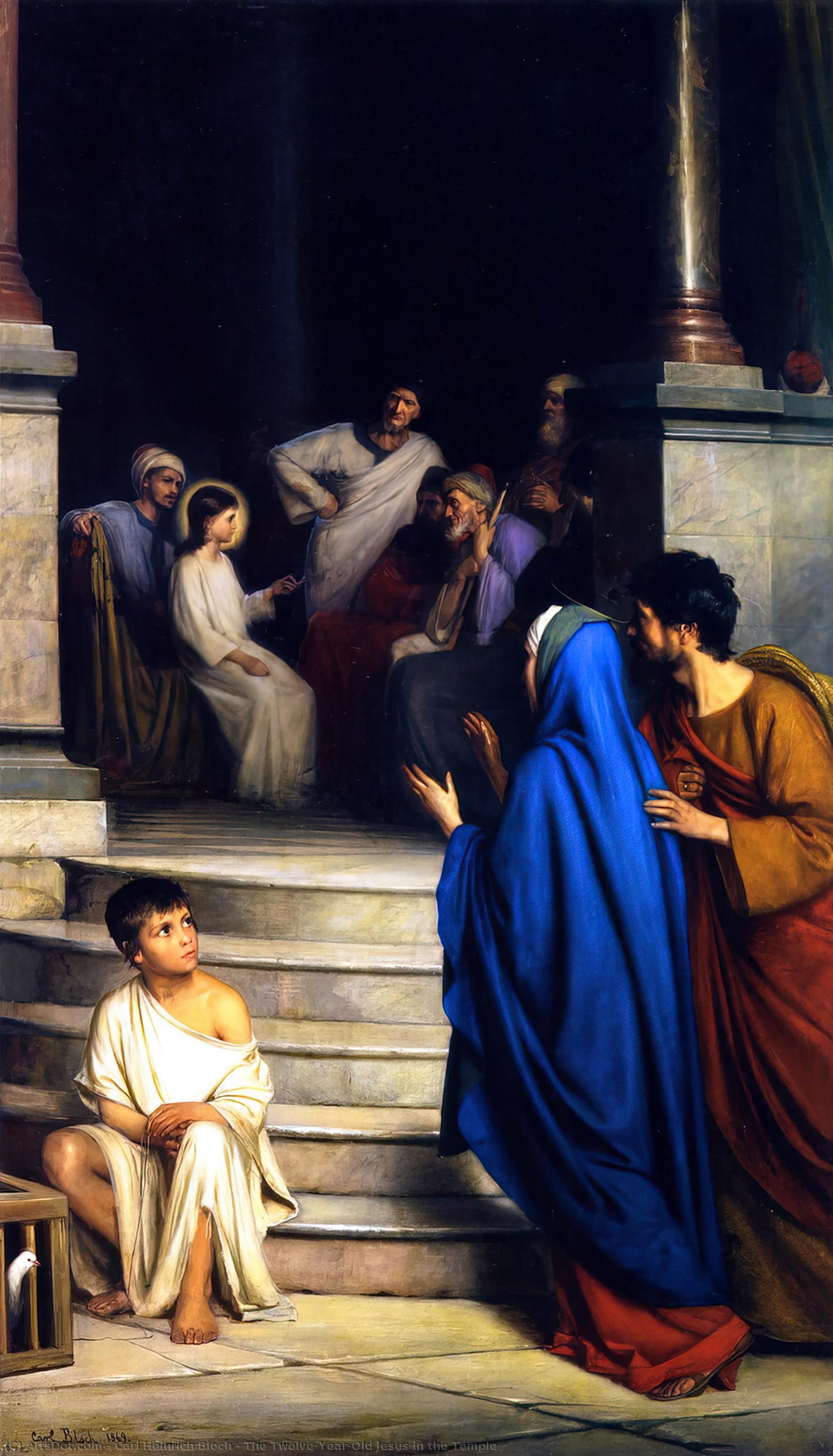 The Twelve-year-old Jesus In The Temple — Carl Heinrich Bloch