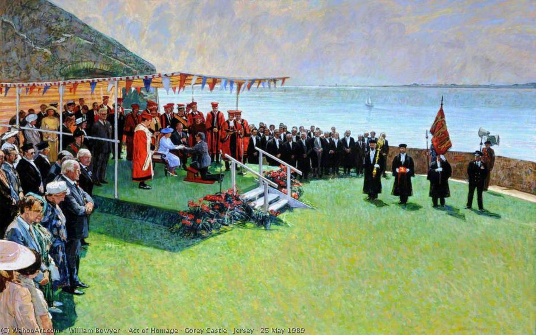 Act Of Homage, Gorey Castle, Jersey, 25 May 1989 — William Bowyer