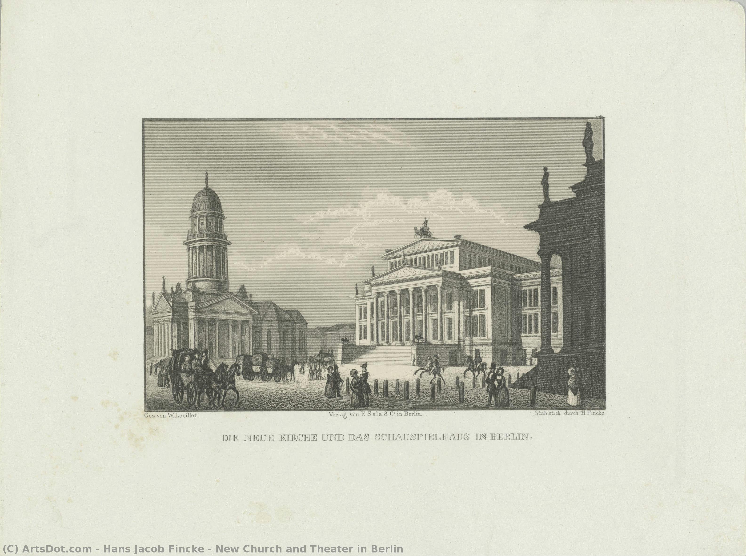 New Church And Theater In Berlin — Hans Jacob Fincke