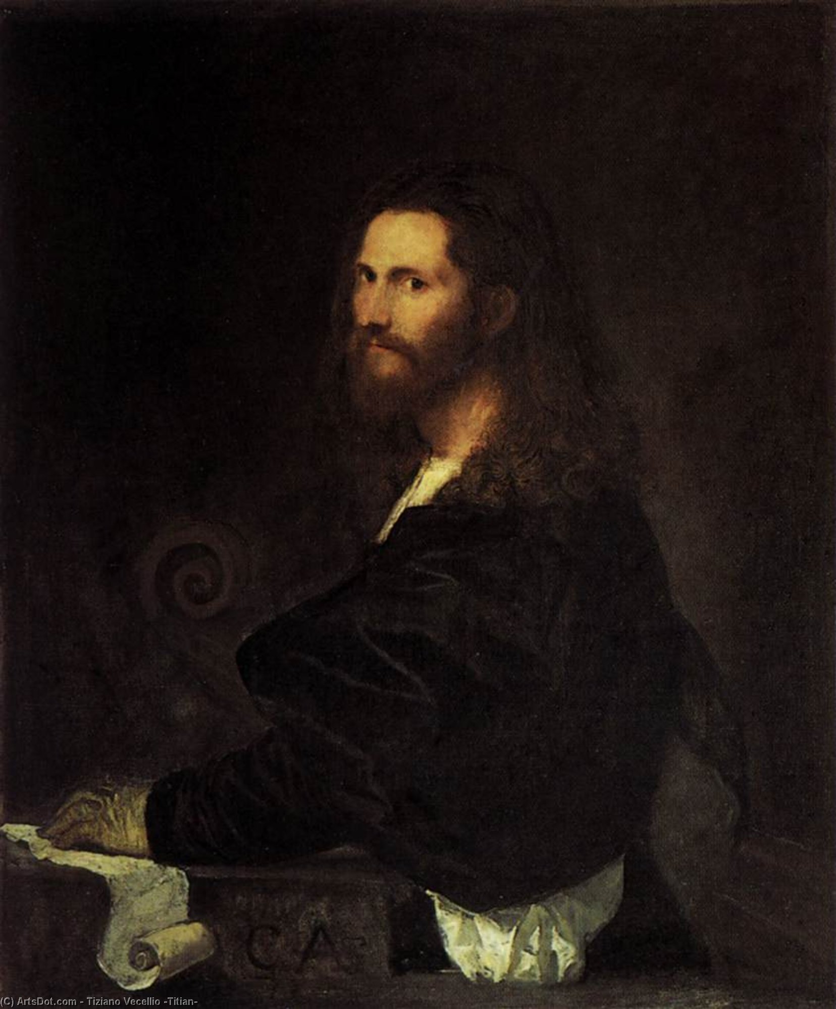 Portrait Of A Musician — Titian
