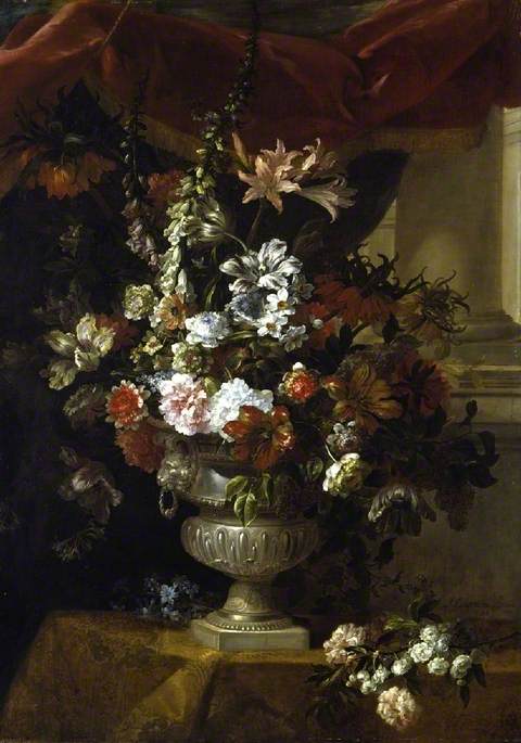 An Urn With Flowers — Jean Baptiste Monnoyer
