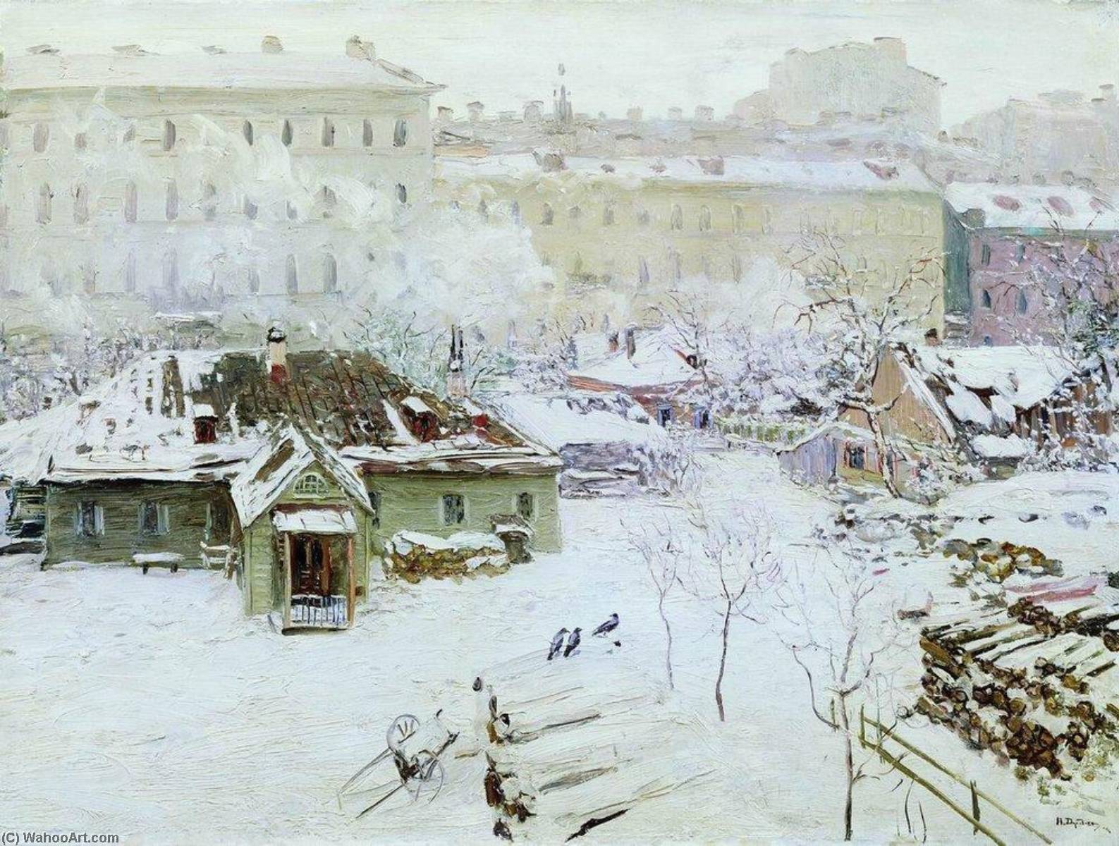 The First Snow — Nikolai Nikanorovich Dubovskoy