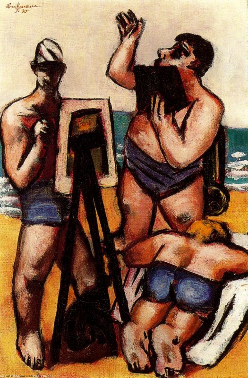 Artists By The Sea — Max Beckmann