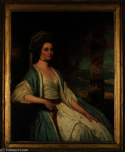 Portrait Of Mrs Cross — George Romney