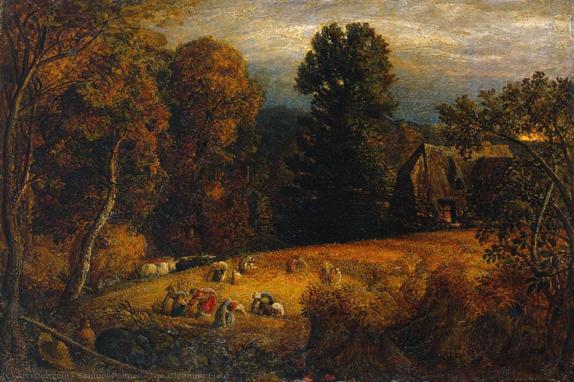 The Gleaning Field — Samuel Palmer