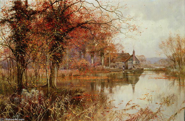The Fall Of The Leaf — Edward Wilkins Waite