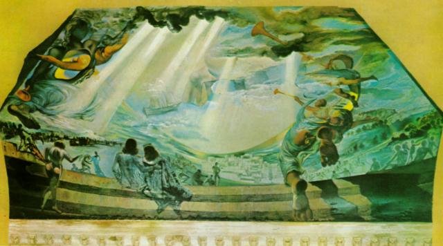 Palace Of The Winds (ceiling Painting In The Teatro Museo Dalh, Detail), 1972-73 — Salvador Dalí