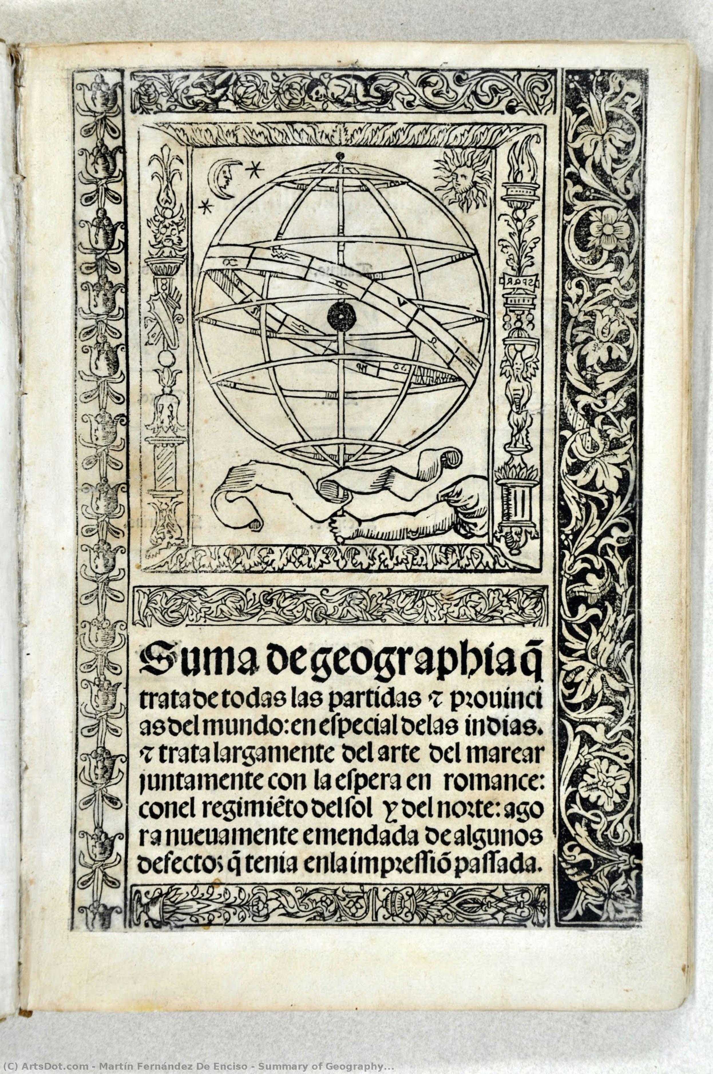 Summary Of Geography — Martín Fernández De Enciso