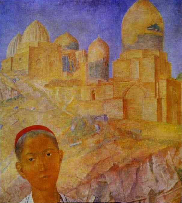 Shah-i-zinda. Samarkand — Kuzma Petrov-vodkin