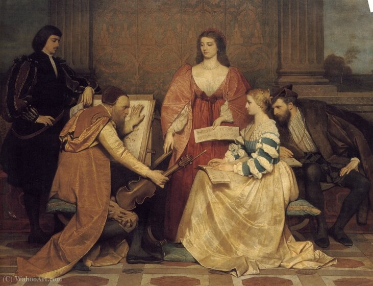 The Music Lesson — Ferdinand Heilbuth