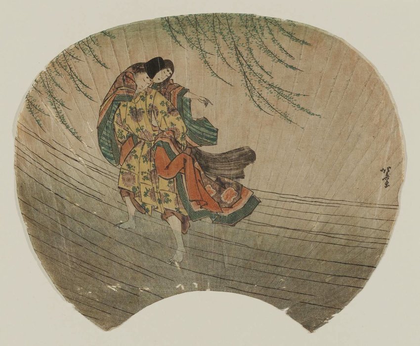 The Akuta River Episode — Katsushika Hokusai