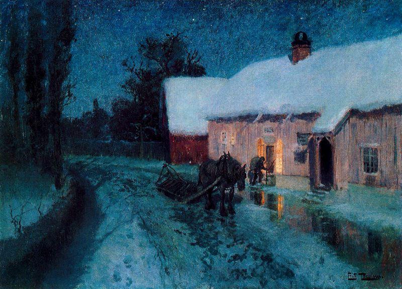Night — Frits Thaulow