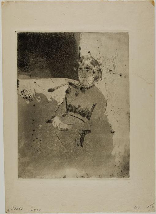 The Corner Of The Sofa — Mary Stevenson Cassatt