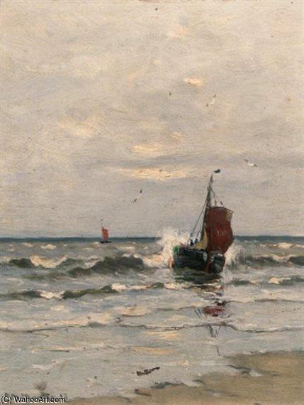 The Arrival Of The Katwijk - (9) — Gerhard Arij Ludwig Morgenstje Munthe