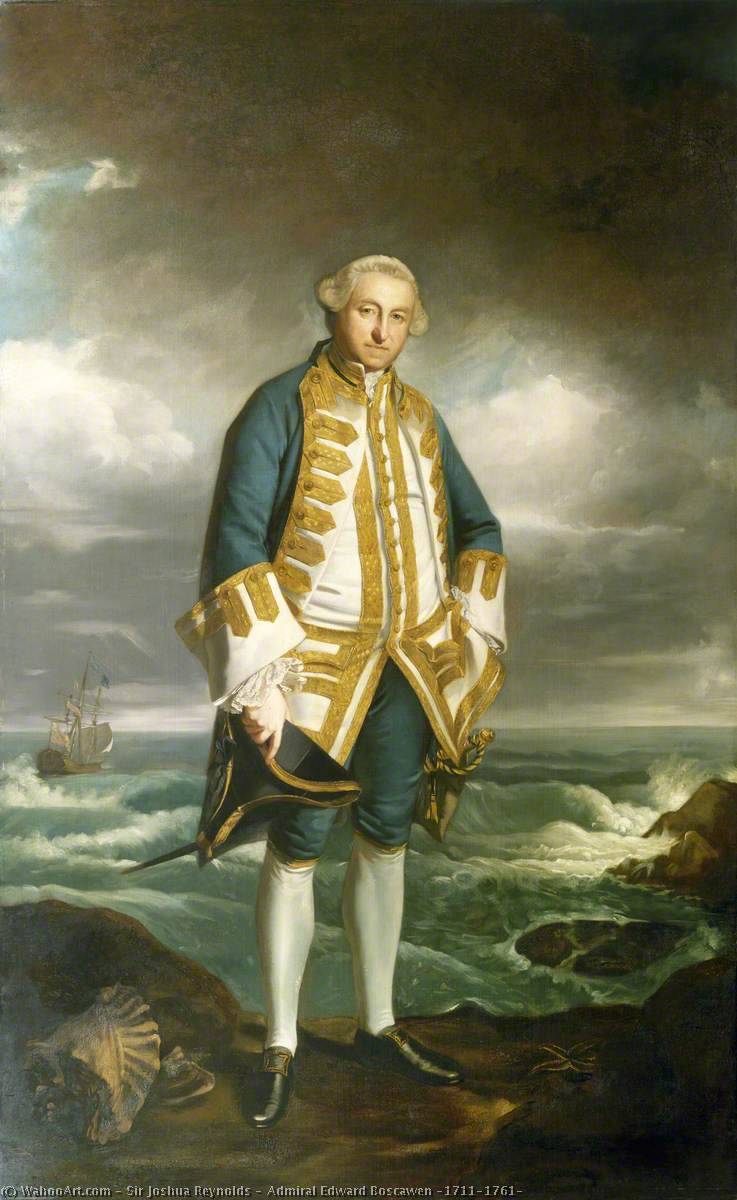 Admiral Edward Boscawen (1711–1761) — Sir Joshua Reynolds