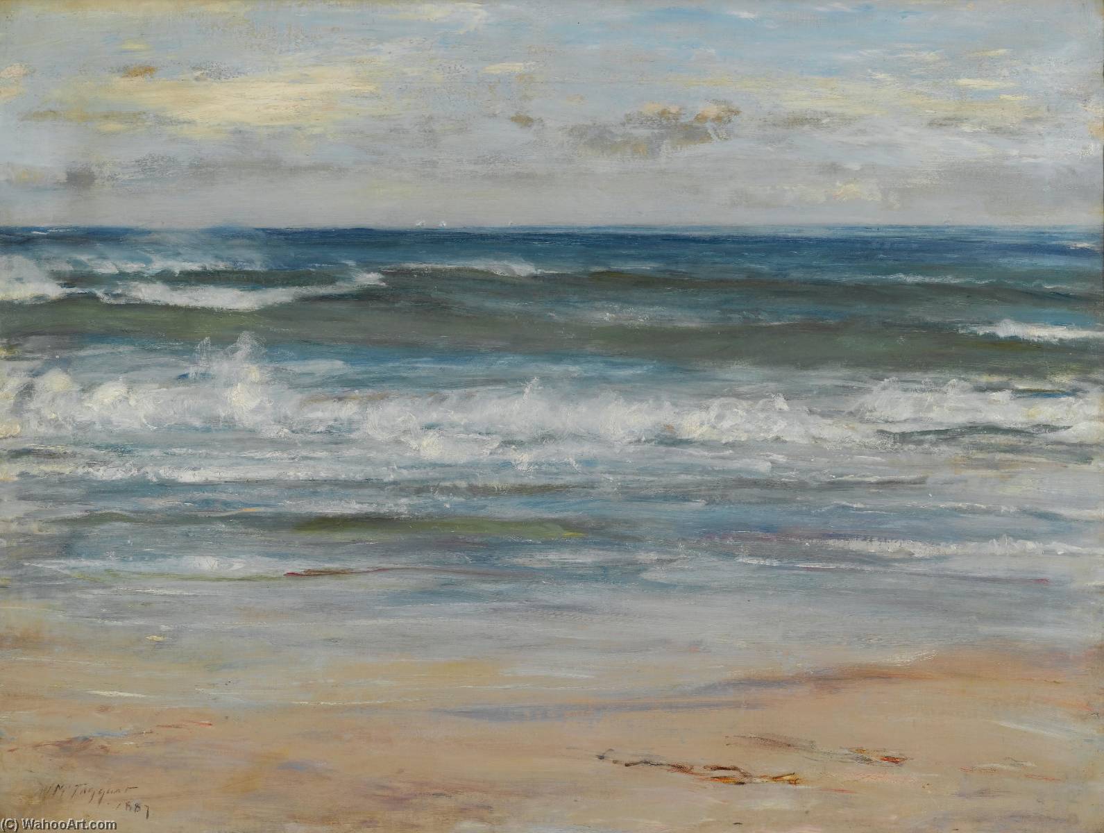 Ocean I Scan The Ocean A Sail To See — William Mctaggart