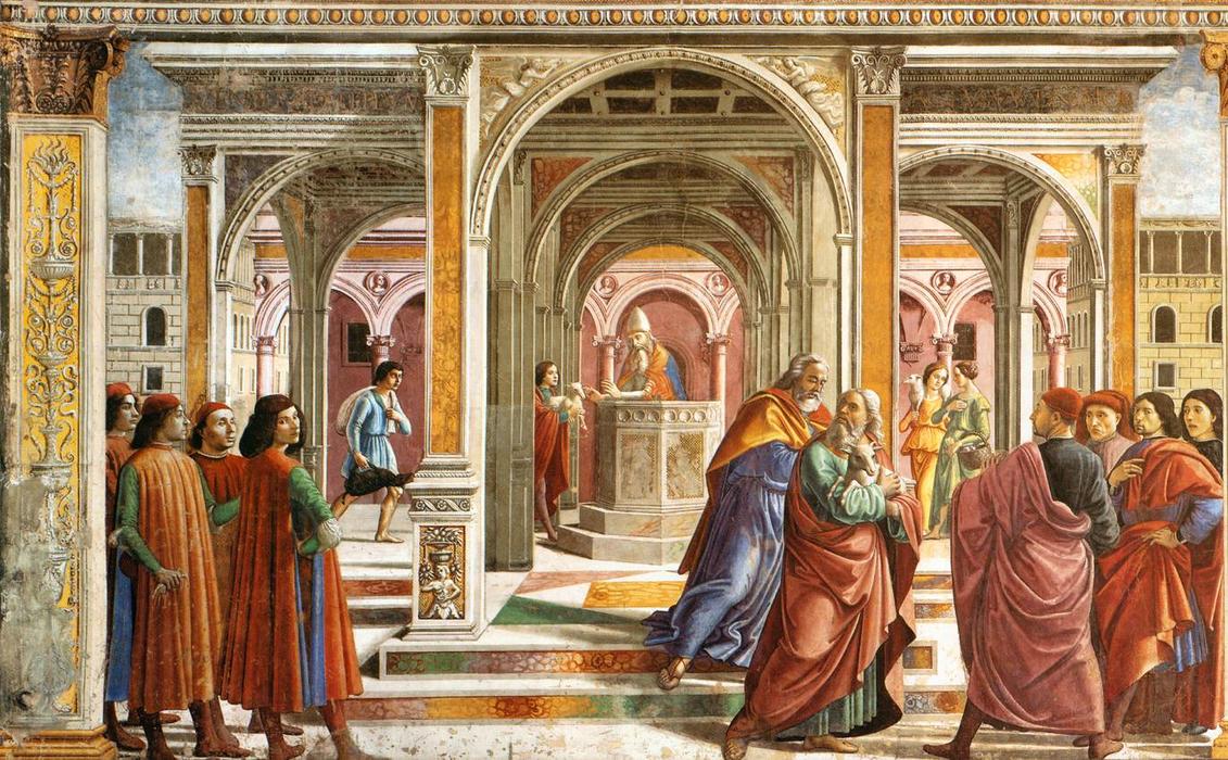 Expulsion Of Joachim — Domenico Ghirlandaio