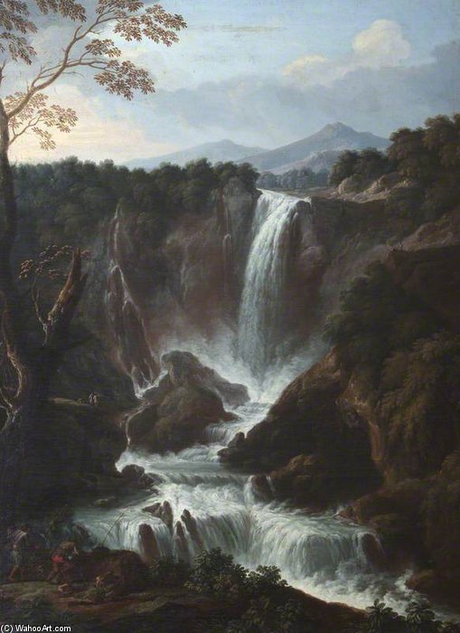 The Falls Of The Velino Near Terni, Known As The Cascata Delle Marmore — Giovanni Battista Busiri