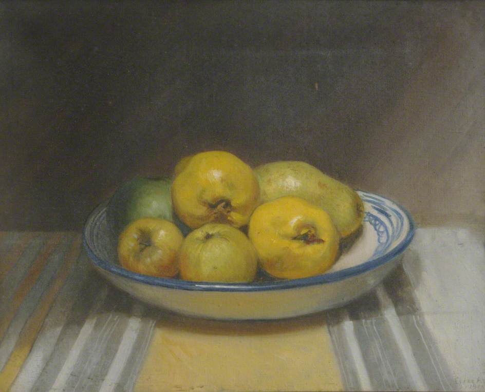 Dish Of Apples And A Pear — Clare Atwood