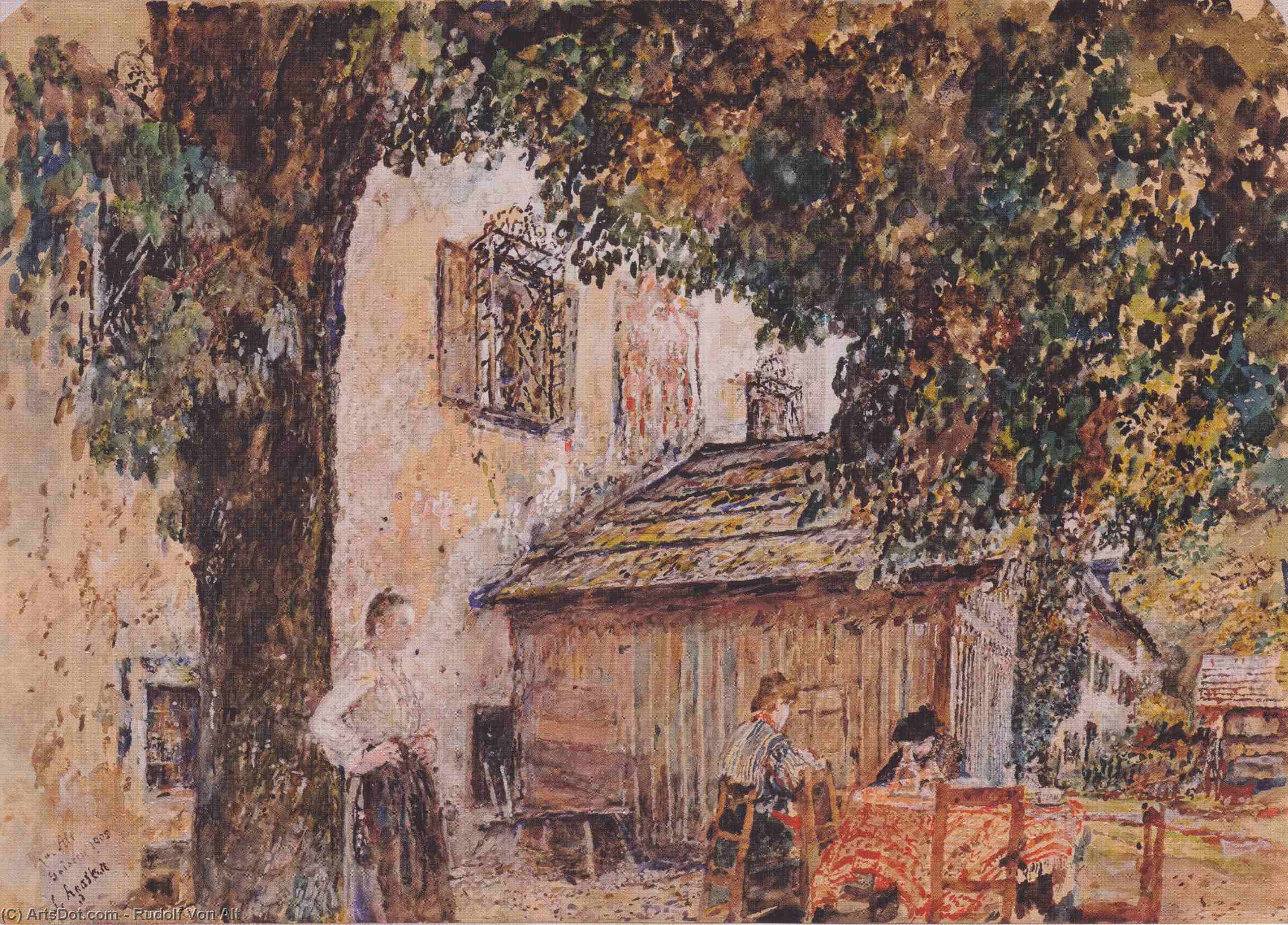 Motif From Goisern — Rudolf Von Alt