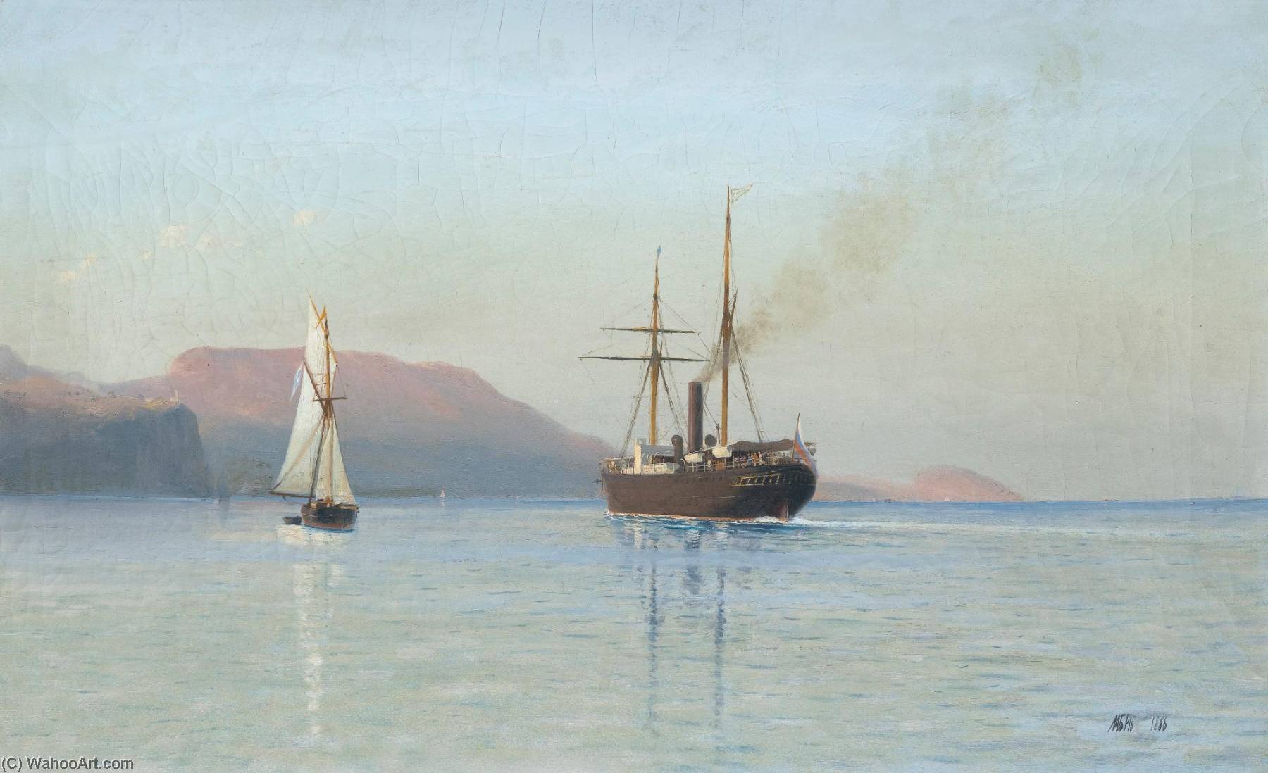 The Bay In Feodosia — Lef Feliksovich Lagorio