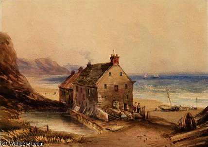 Cayton Cliff Mill, Near Scarborough — Anthony Vandyke Copley Fielding