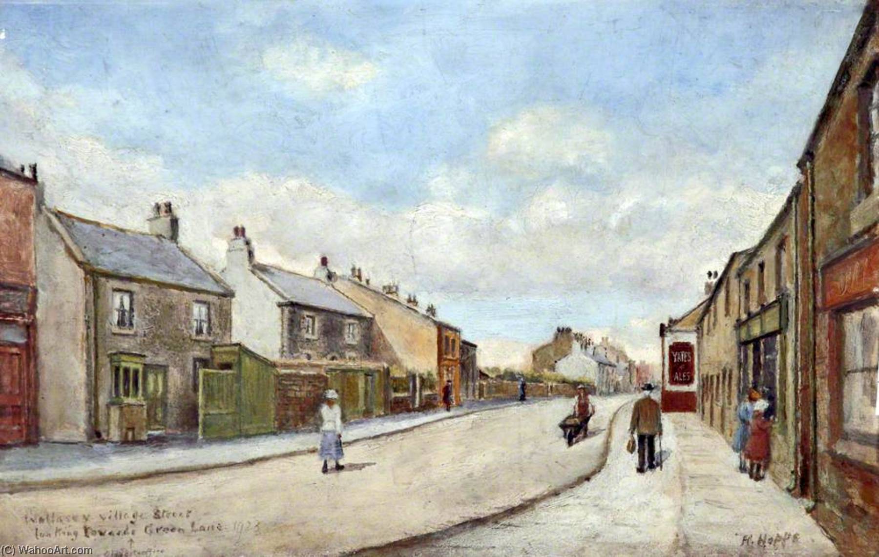 Wallasey Village, Wirral, Looking Towards Green Lane — Harold Hopps