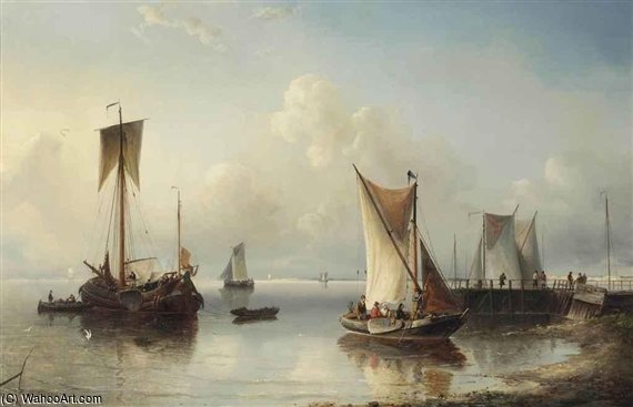 Shipping Near The Shore — Nicolaas Riegen