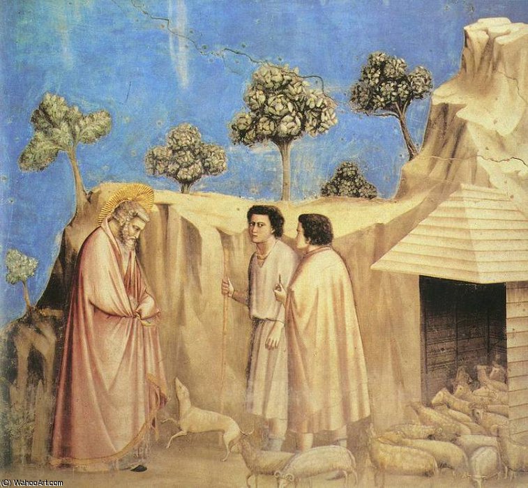 Joachim Unter Den Hirten — Giotto Di Bondone