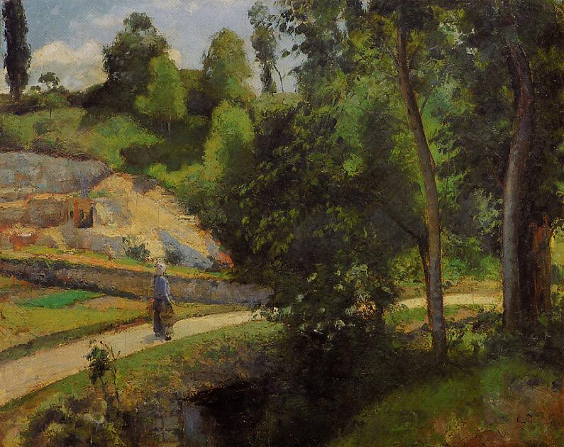The Quarry, Pontoise — Камиль Писсарро