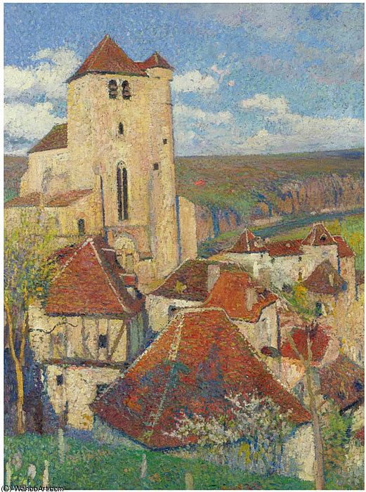 The Village Saint Cirq Lapopie — Henri Jean Guillaume Martin