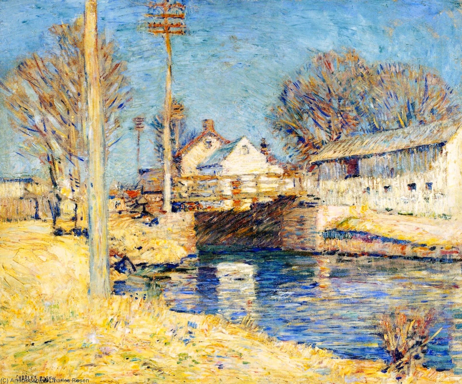 Canal Locks, Spring — Charles Rosen