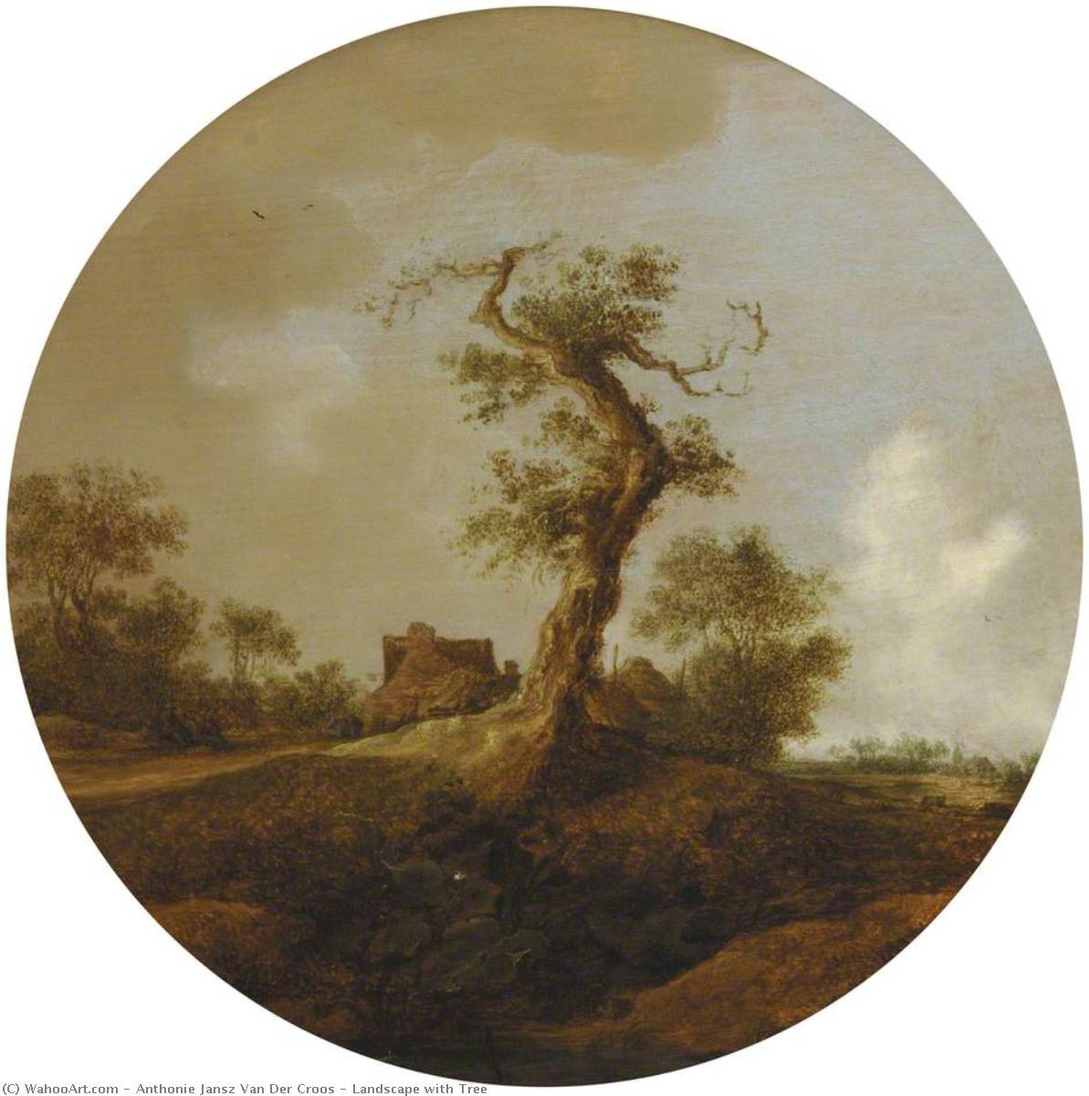Landscape With Tree — Anthonie Jansz Van Der Croos