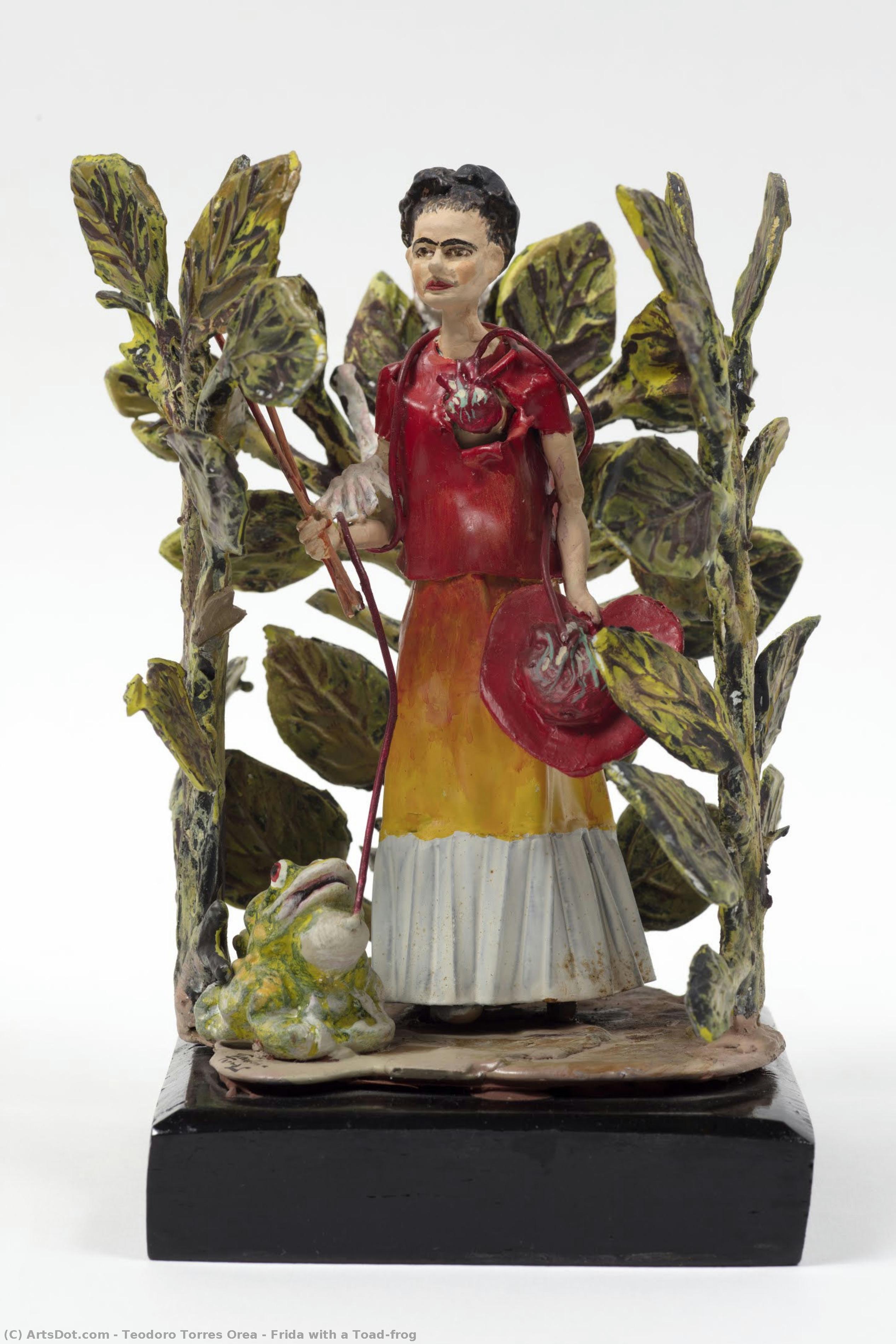 Frida With A Toad-frog — Teodoro Torres Orea