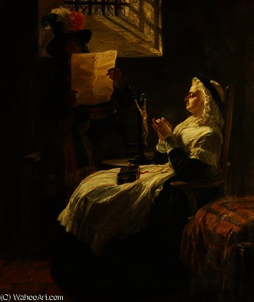 Marie Antoinette Listening To The Act Of Accusation — Edward Matthew Ward