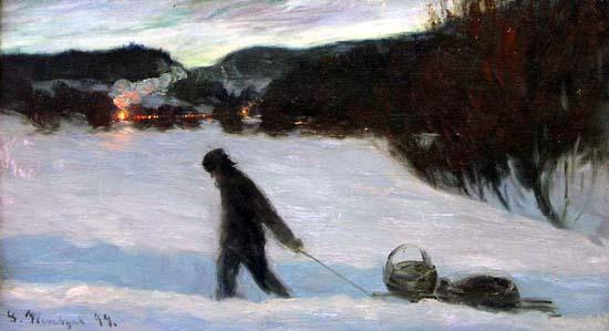 Norwegian Nattoget Night Train — Gustav Wentzel