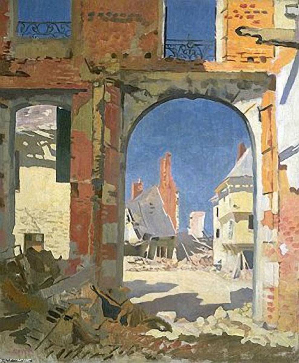 The Girls College, Péronne — Sir William Newenham Montague Orpen