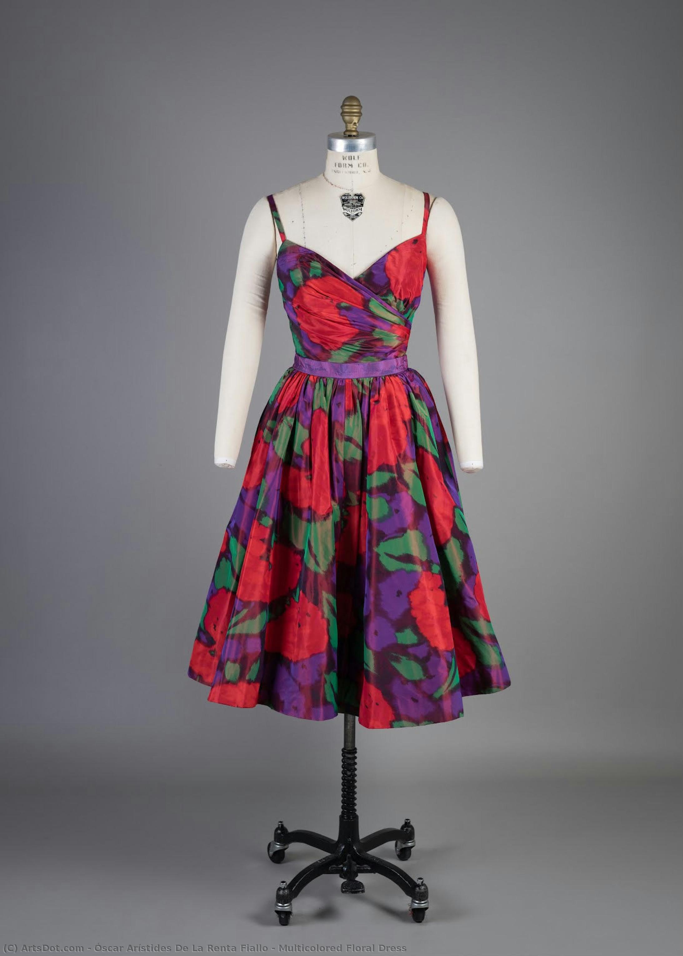 Multicolored Floral Dress — Viriato Fiallo