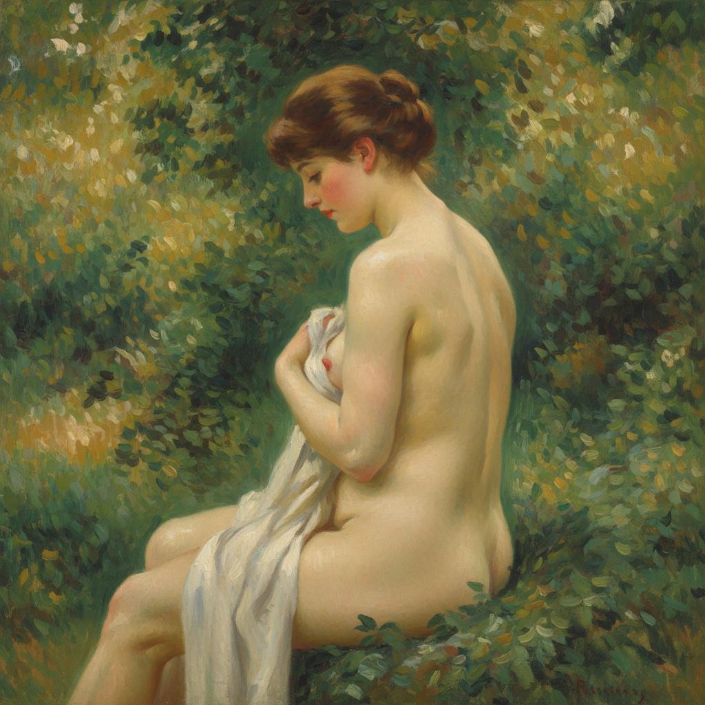 Luminous Repose In The Emerald Glade — Marc Duvallier