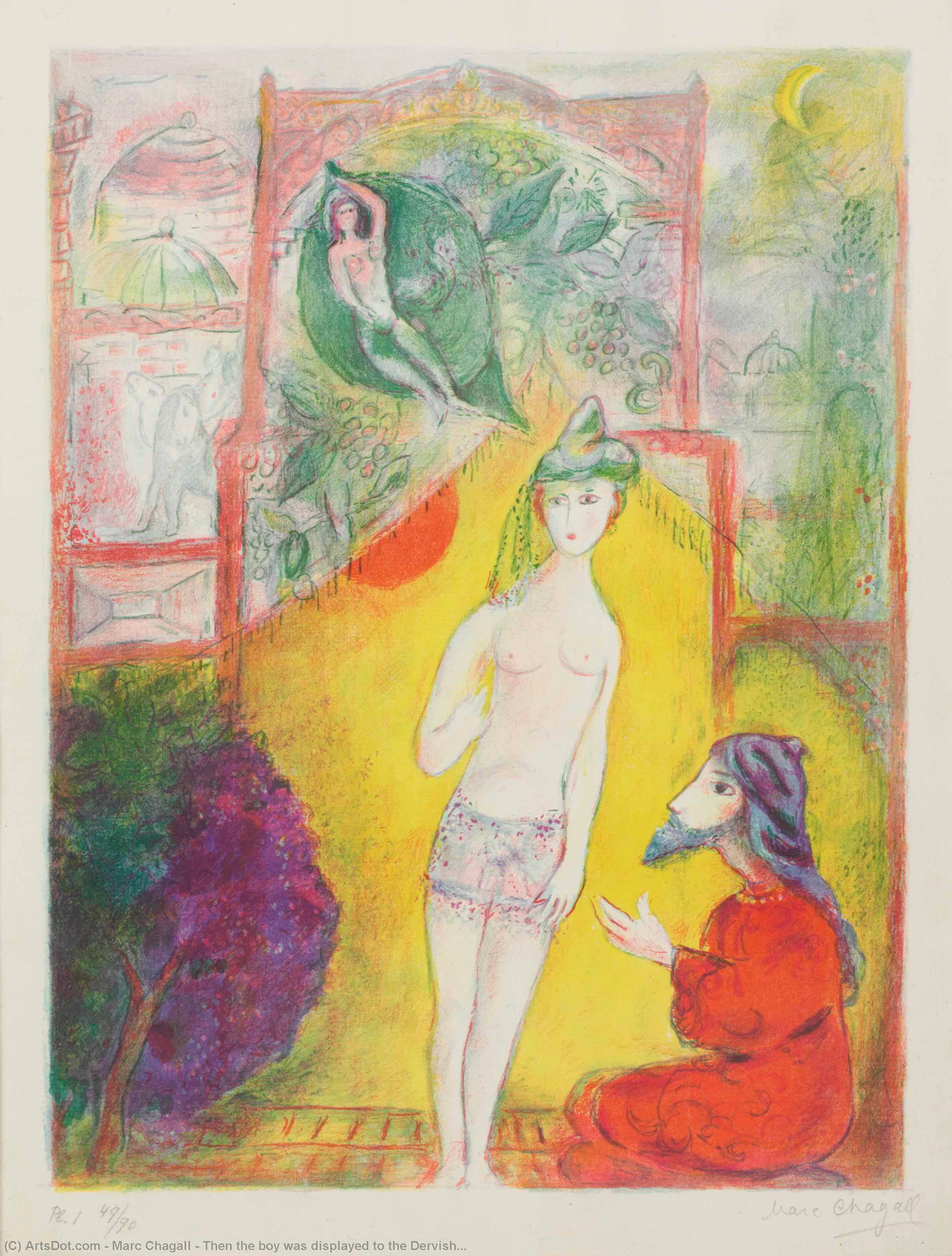 Then The Boy Was Displayed To The Dervish — Marc Chagall
